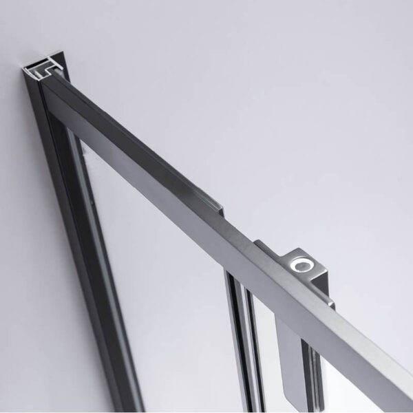 Rectangular shower cabin S-BS16C Black 1200x900mm