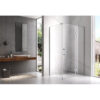 Rectangular shower cabin S-KZ03A Chrome 1000x900mm