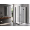 Rectangular shower cabin S-KZ03D Black 1200x1000mm