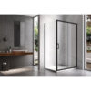 Rectangular shower cabin S-KZ104B Black 1100x900mm