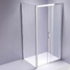 Rectangular shower cabin S-KZ104A Chrome 1000x900mm