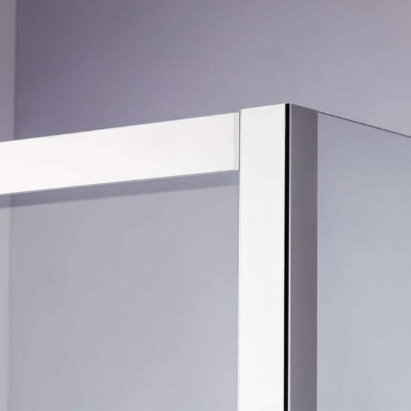 Rectangular shower cabin S-KZ104A Chrome 1000x900mm