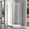 Rectangular shower cabin S-KZ104B Chrome 1100x900mm
