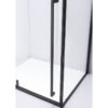 Rectangular shower cabin S-BS12A Black 1000x800mm