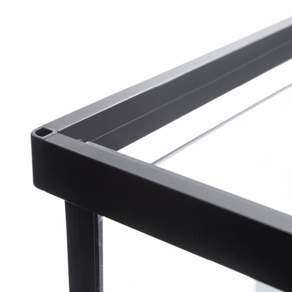 Rectangular shower cabin S-BS12A Black 1000x800mm