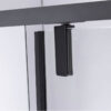 Rectangular shower cabin S-BS12A Black 1000x800mm