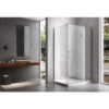 Rectangular shower cabin S-KZ02B Chrome 1000x800mm