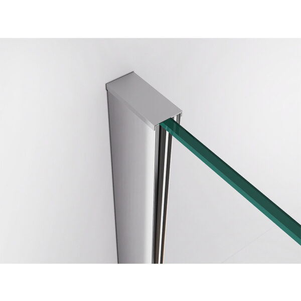 Rectangular shower cabin S-KZ02B Chrome 1000x800mm