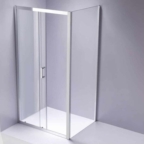 Rectangular shower cabin S-KZ103B Chrome 1100x800mm