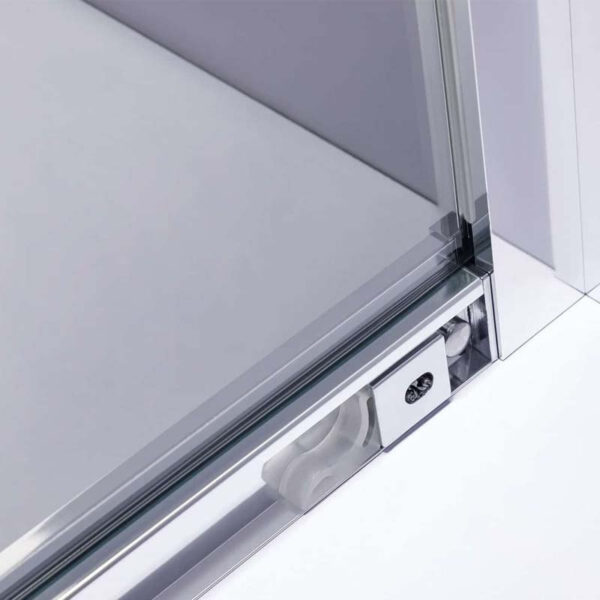 Rectangular shower cabin S-KZ103B Chrome 1100x800mm