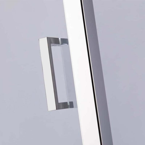 Rectangular shower cabin S-KZ103B Chrome 1100x800mm