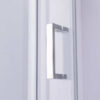 Square shower cabin R-KZ1390B Chrome 900x900mm glass 6mm