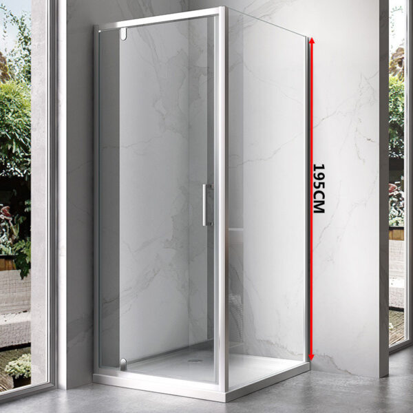 P02A-BL expanding profile for shower cabins KZ04,KZ05,KZ06,KZ07,KZ09 black