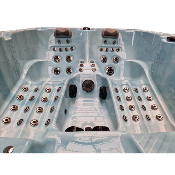 Crystal Bathroom SPA C341, 2200x1560x780mm Bright wave of the ocean
