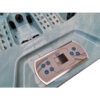 Crystal Bathroom SPA C341, 2200x1560x780mm Bright wave of the ocean