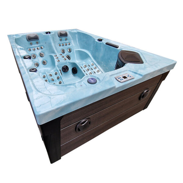Crystal Bathroom SPA C341, 2200x1560x780mm Bright wave of the ocean