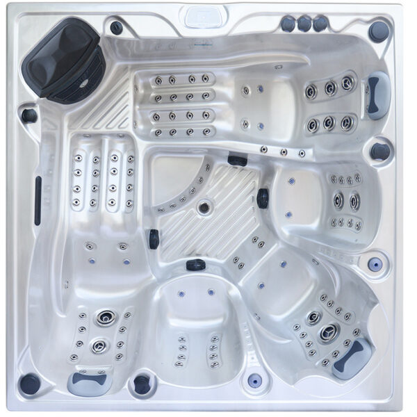 Crystal Bathroom SPA C340 ECO 2200X2200X940MM WHITE PEARL