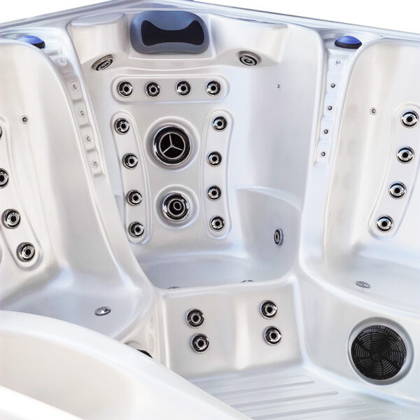 Crystal Bathroom SPA C340 ECO 2200X2200X940MM WHITE PEARL