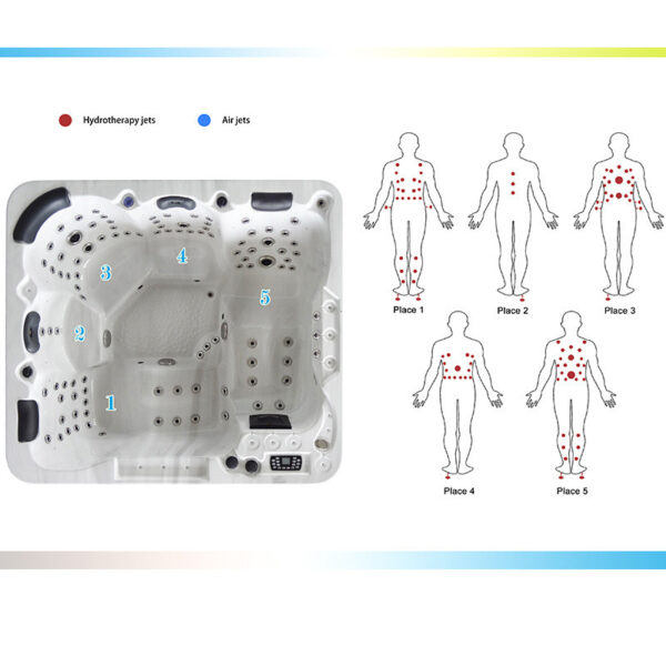 Crystal Bathroom SPA C508, 2150x1900x820mm
