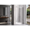Shower door folding KZ11E chrome 1200mm glass 6mm