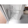 Shower door folding KZ11E chrome 1200mm glass 6mm