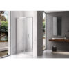 Shower door folding KZ11C chrome 1000mm glass 6mm