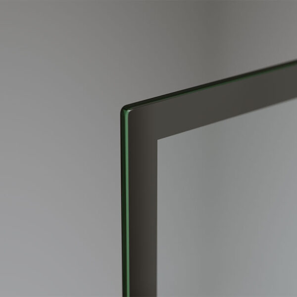 Bathtub shower screen 700x1400mm B-PR02 glass 6mm Black