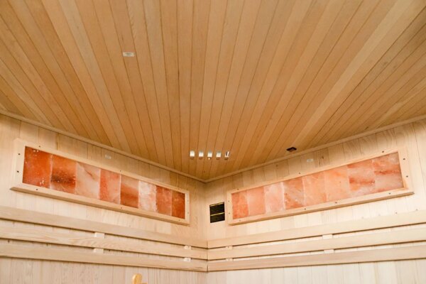 Finnish Sauna TAMIZA II with salt panels1500x1500x2000mm with Furnace 6kW