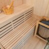 Finnish Sauna TAMIZA II with salt panels1500x1500x2000mm with Furnace 6kW