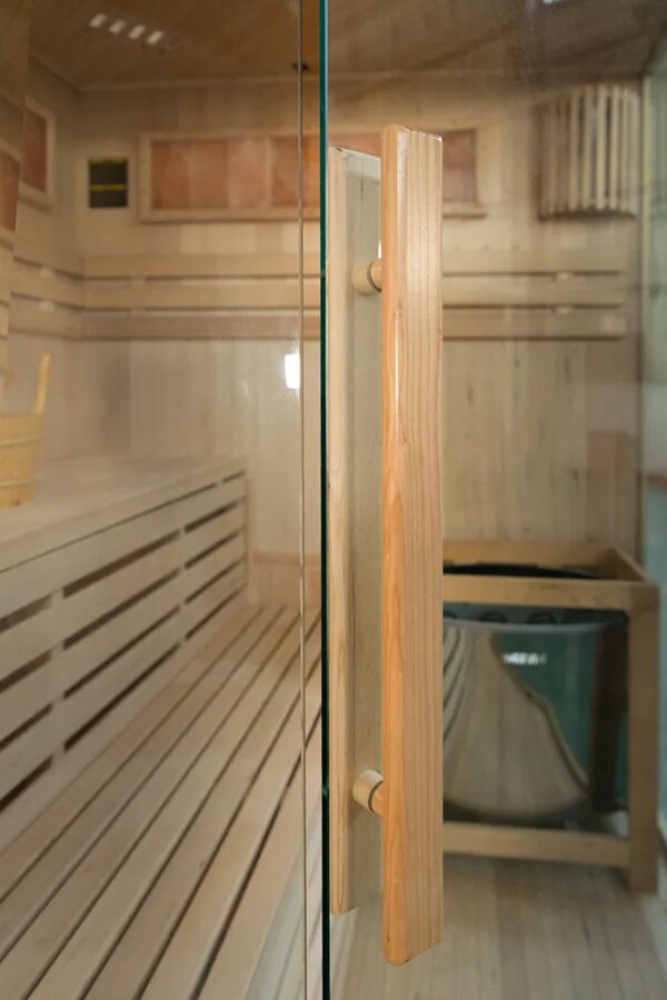 Finnish Sauna TAMIZA II with salt panels1500x1500x2000mm with Furnace 6kW