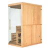 Finnish Sauna TAMIZA II with salt panels1500x1500x2000mm with Furnace 6kW
