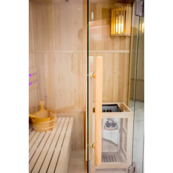 Finnish Sauna with a 3,5kW Furnace RODOS 1200x1200x1900mm