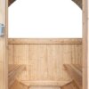 Finnish Sauna Outdoor MIKKA 2118 Garden sauna BARREL 180CM X Ø 210CM