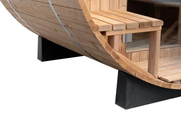 Finnish Sauna Outdoor FRIDA 2130 Garden sauna BARREL 300CM X Ø 210CM