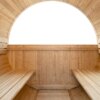 Finnish Sauna Outdoor FRIDA 2130 Garden sauna BARREL 300CM X Ø 210CM