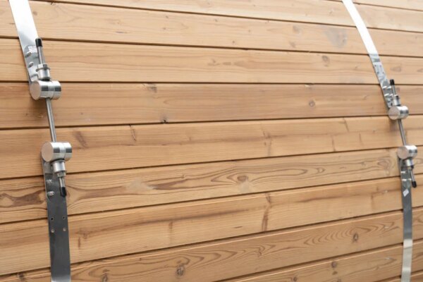 Finnish Sauna Outdoor FRIDA 2130 Garden sauna BARREL 300CM X Ø 210CM