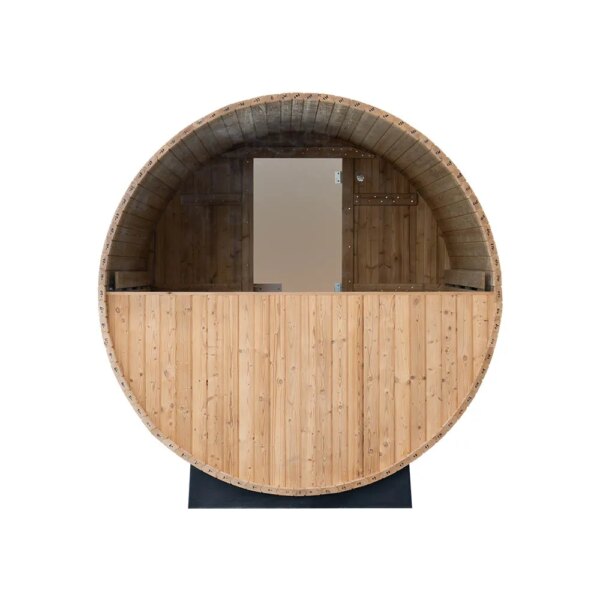 Finnish Sauna Outdoor FRIDA 2130 Garden sauna BARREL 300CM X Ø 210CM