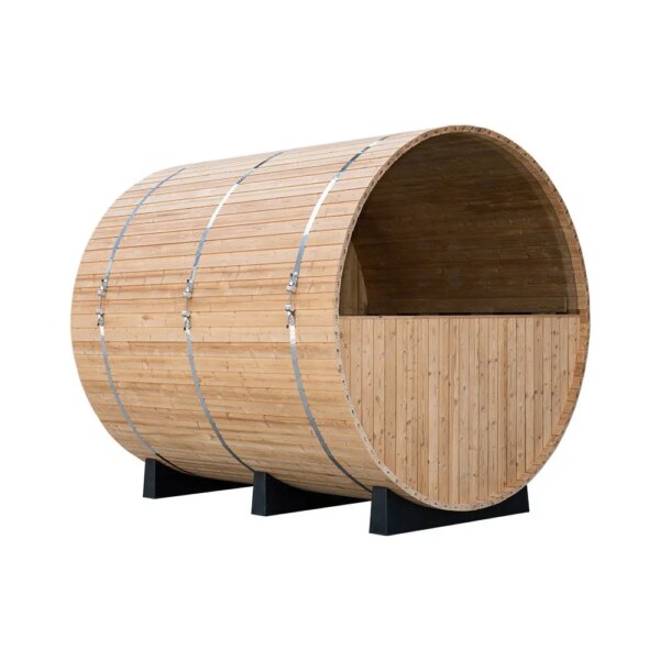 Finnish Sauna Outdoor FRIDA 2130 Garden sauna BARREL 300CM X Ø 210CM