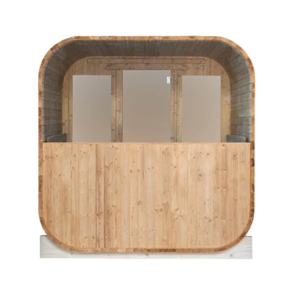 Finnish Sauna Outdoor FRIDA 2130 SQUARE Garden sauna 2100 x 3000 x 2100mm