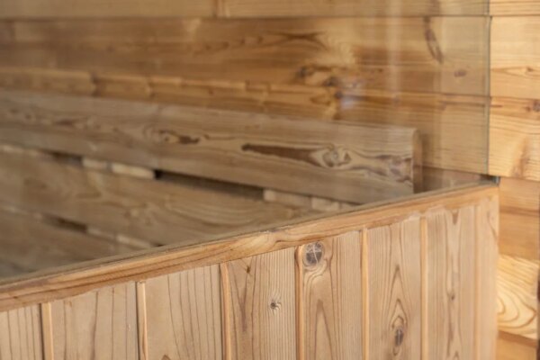 Finnish Sauna Outdoor FRIDA 2130 SQUARE Garden sauna 2100 x 3000 x 2100mm