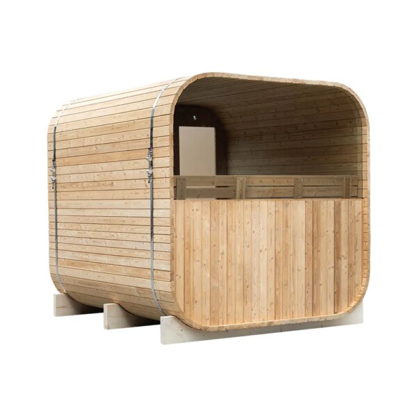 Finnish Sauna Outdoor FRIDA 2130 SQUARE Garden sauna 2100 x 3000 x 2100mm