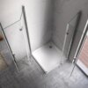 Rectangular shower cabin S-KZ12C Chrome 1100x800mm