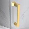 Rectangular shower cabin S-KZ12B Gold 1000x800mm