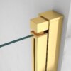 Rectangular shower cabin S-KZ12B Gold 1000x800mm