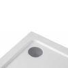 Square shower tray ST02B 900x900mm white siphon slim 50mm