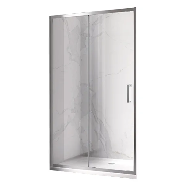 Shower door sliding KZ14D chrome 1250-1300mm glass 6mm