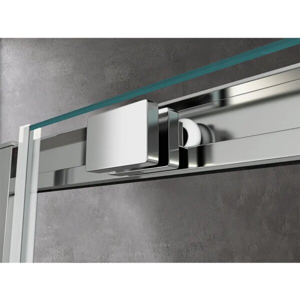 Shower door sliding KZ14D chrome 1250-1300mm glass 6mm