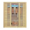 Infrared Sauna BLISSFUL HAVEN XL Quartz WITH SALT STONES XL- Full Spectrum, 1800x1600x2000mm