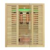Infrared Sauna BLISSFUL HAVEN XL Quartz WITH SALT STONES XL- Full Spectrum, 1800x1600x2000mm