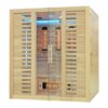 Infrared Sauna BLISSFUL HAVEN XL Quartz WITH SALT STONES XL- Full Spectrum, 1800x1600x2000mm